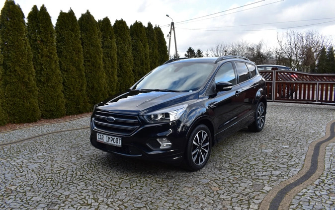 Ford Kuga cena 73500 przebieg: 118357, rok produkcji 2018 z Stoczek Łukowski małe 781